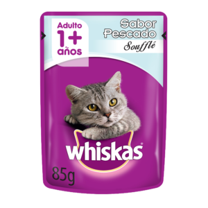 Whiskas Pouch Pescado Souffle 85gr